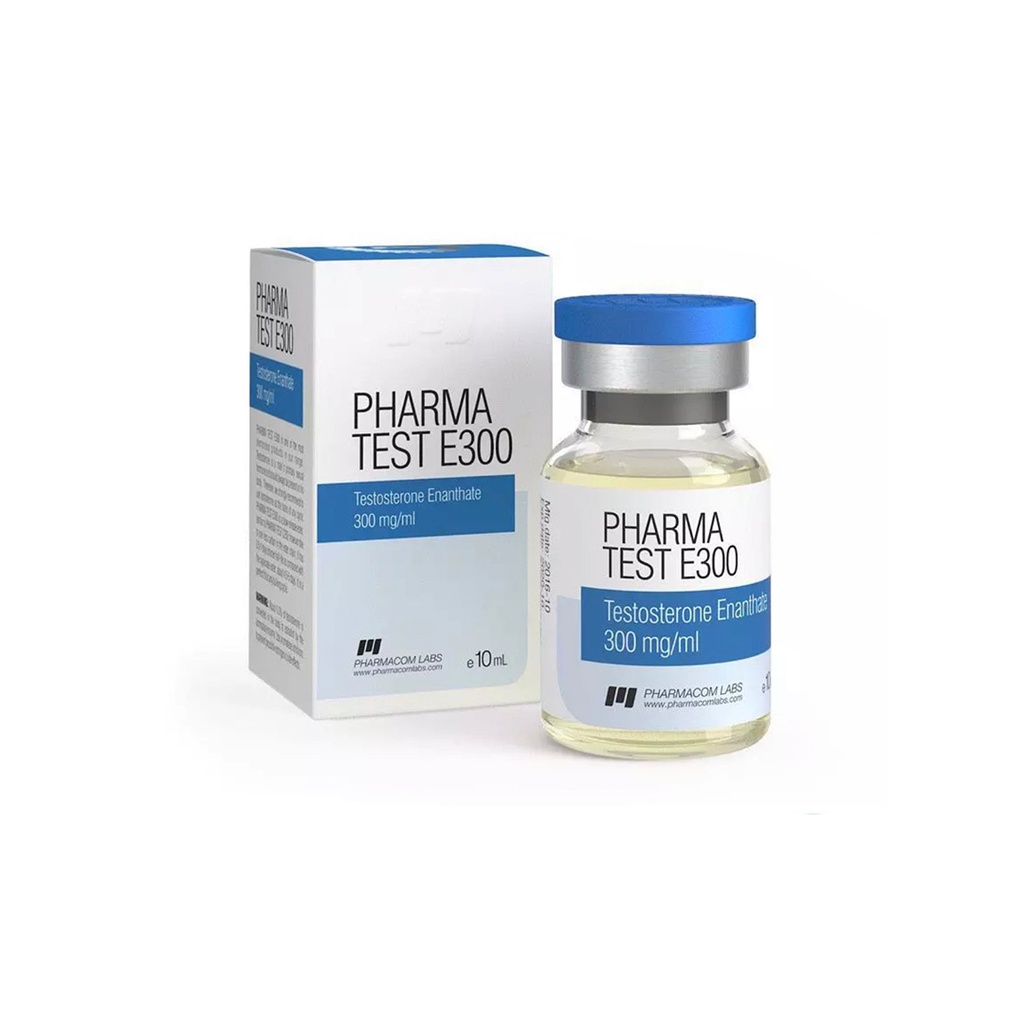 [001030001] PHARMA TEST E 300 - Testosterone Enanthate - 300 MG/ML - 10 ML VIAL - Pharmacom LABS