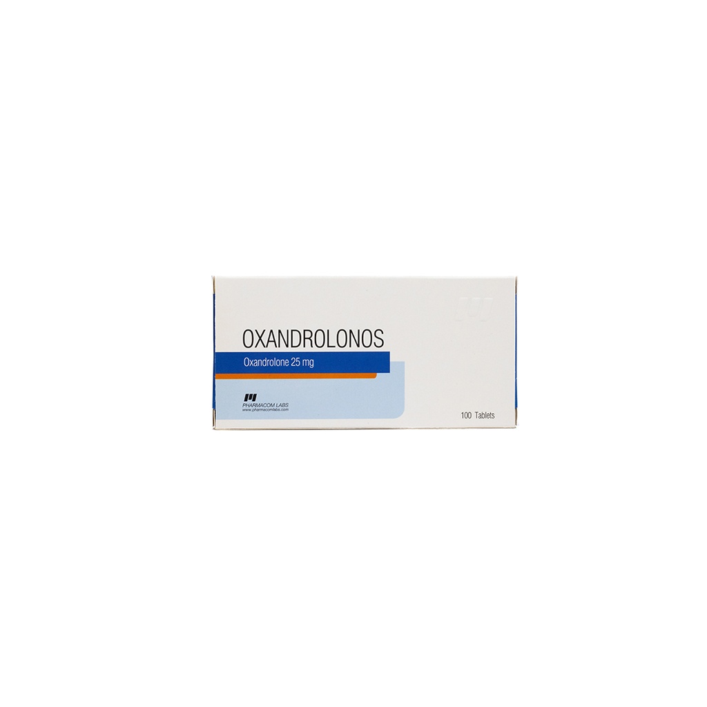 [001140082] Oxandrolonos 25  - Oxandrolone - 25 MG / pill - 100 Tablets Blisters Box  - Pharmacom LABS