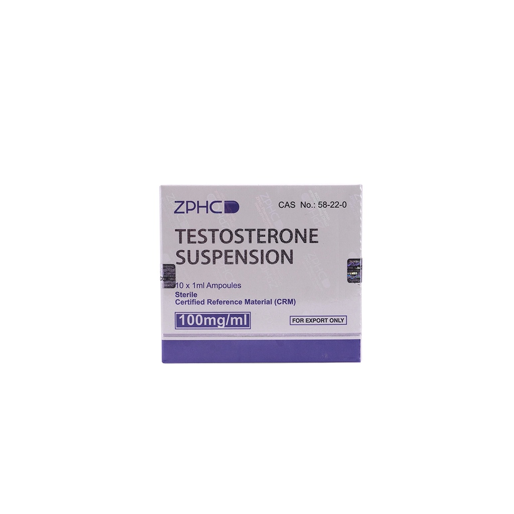[002010035] Testosterone Suspension  - 100 MG/ML - 10 X 1 ML AMPULE - ZPHC PHARMA