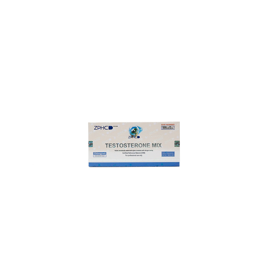 [002020076] Testosterone MIX 250 - Testosterone Blend  - 250 MG/ML - 10 X 2 ML AMPULE - ZPHC PHARMA