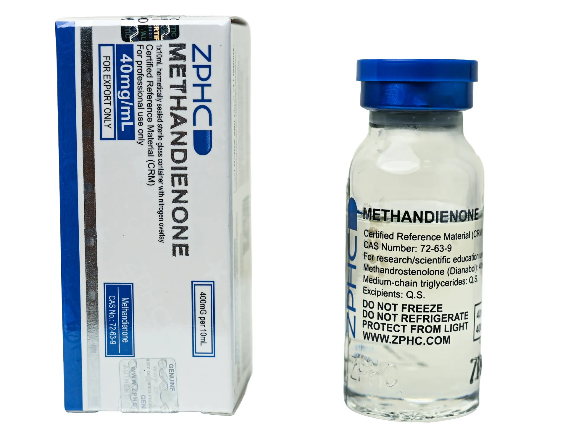 [002030094] METHANDIENONE Oil - Dianabol - 40 MG/ML - 10 ML VIAL - ZPHC PHARMA
