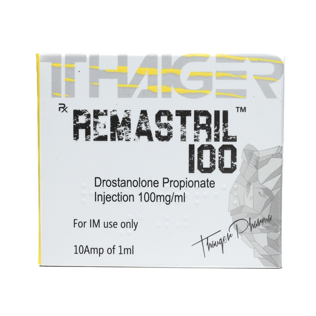 [003010017] Remastril-100 - Drostanolone Propionate - 100 MG/ML - 10 X 1 ML AMPULE - Thaiger Pharma