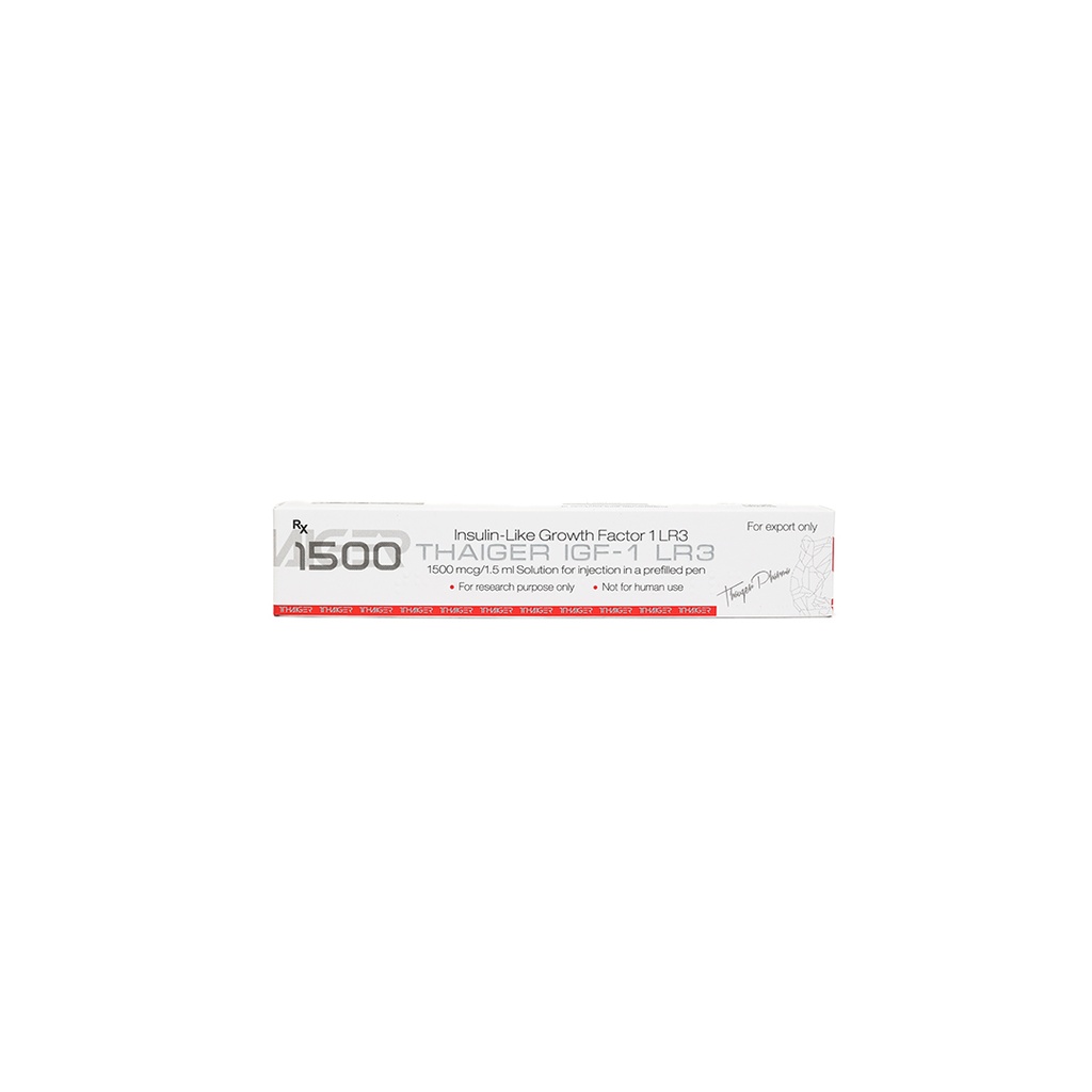 [003070036] IGF LR-3  - Insulin-like Growth Factor-1 (2-8 C) - 1500 MCG / PEN - 1500 MCG / 1.5 ML - Thaiger Pharma