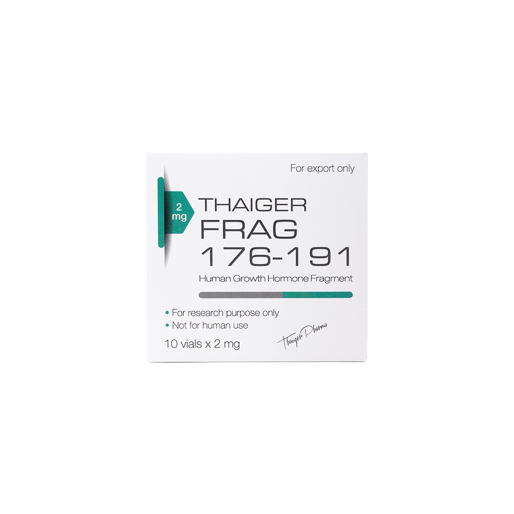 [003110038] H G H FRAGMENT - Human Growth Hormone 176-191 (2-8 C) - 2 MG / VIAL - 10 VIALS - Thaiger Pharma