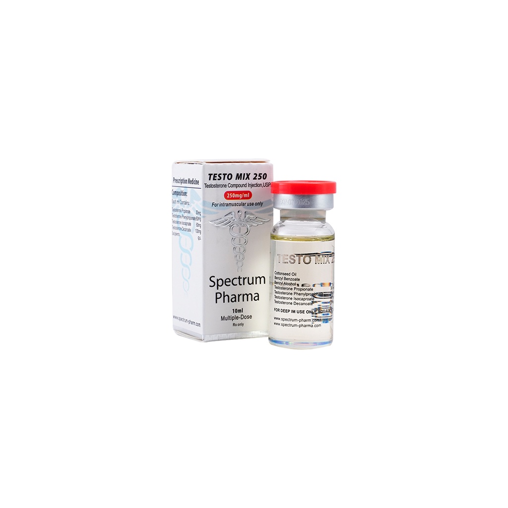 [004030004] TESTO MIX 250  - Testosterone Blend  - 250 MG/ML - 10 ML VIAL - Spectrum PHARMA