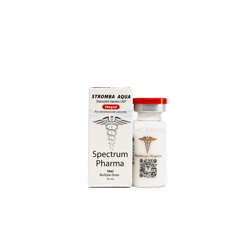 [004030016] STROMBA AQUA - Stanozolol Suspension  - 50 MG/ML - 10 ML VIAL - Spectrum PHARMA