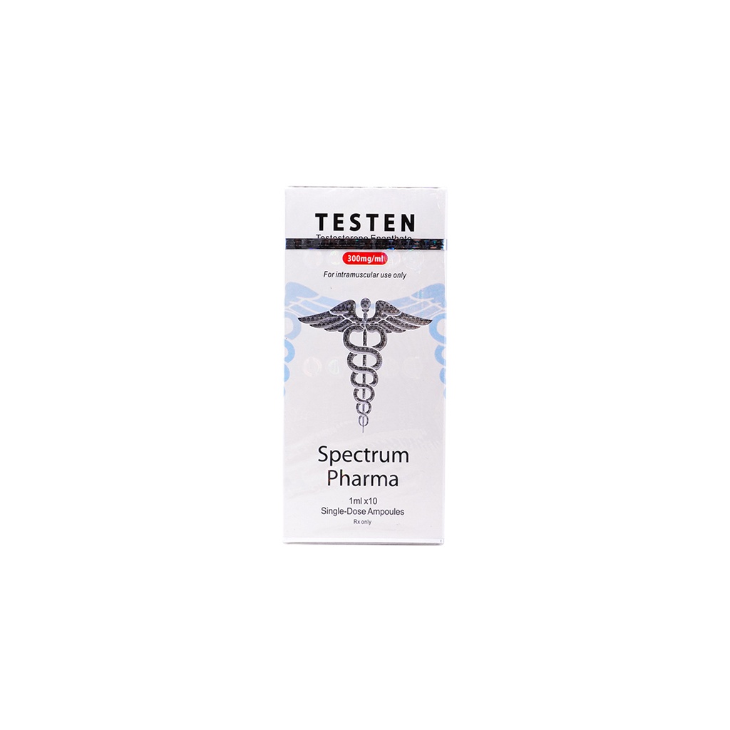 [004010020] TESTEN - Testosterone Enanthate  - 300 MG/ML - 10 X 1 ML AMPULE - Spectrum PHARMA