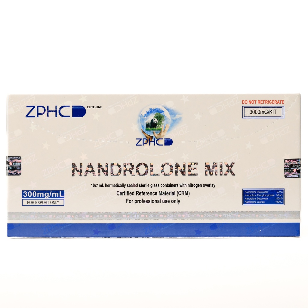 [002010127] NANDROLONE MIX  - NAN P 50,NAN PH 50,NAN D 100,NAN Laurate 100 - 300 MG/ML - 10 X 1 ML AMPULE - ZPHC PHARMA