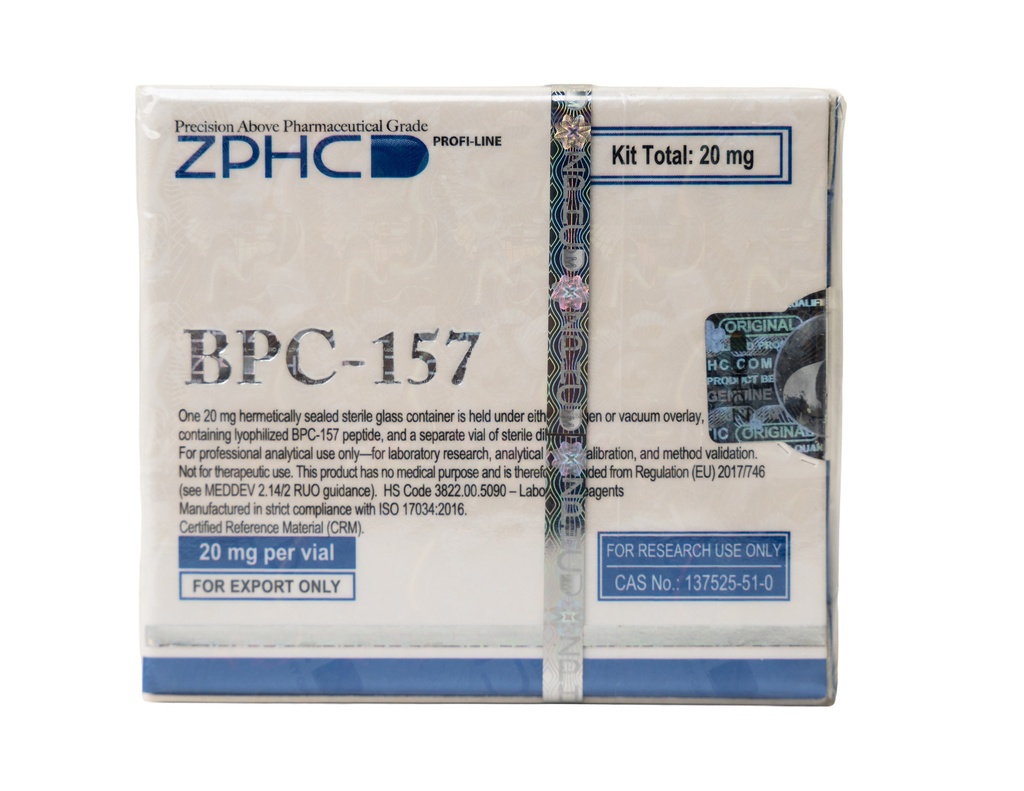 [002130171] BPC 157 20 MG - BODY PROTECTION COMPOUND -157 (2-8 C) - 20 MG / VIAL - 1 VIAL - ZPHC PHARMA