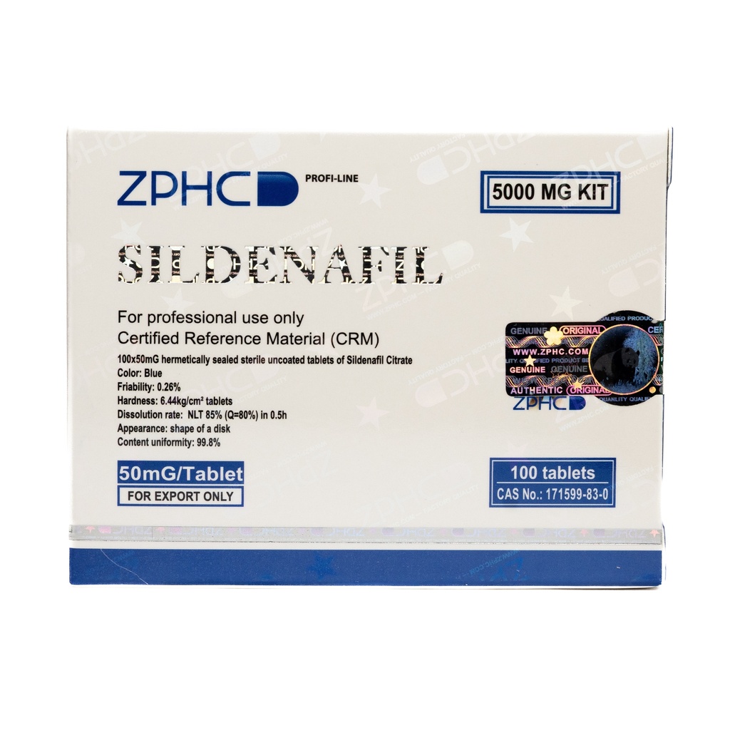 [002140204] SILDANEFIL - VIAGRA - 50 MG / pill  - 100 Tablets Blisters Box  - ZPHC PHARMA