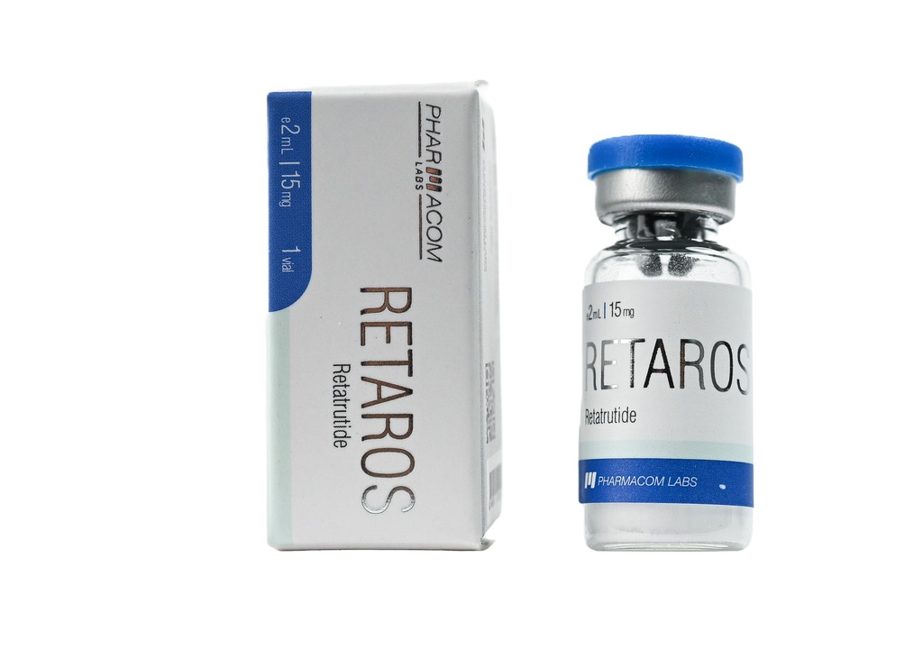 [001100091] RETAROS - Retatrutide - 15 MG / VIAL - 2 ML VIAL - Pharmacom LABS